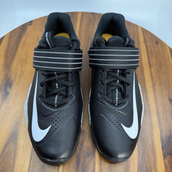 Nike Savaleos Mens Size 9 Black White Weightlifting Shoes Gym Training New main image 4